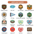 Load image into Gallery viewer, Customizable Adjustable Dog Hat with Patches
