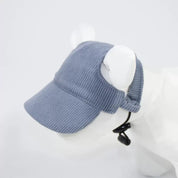 Customizable Adjustable Dog Hat with Patches