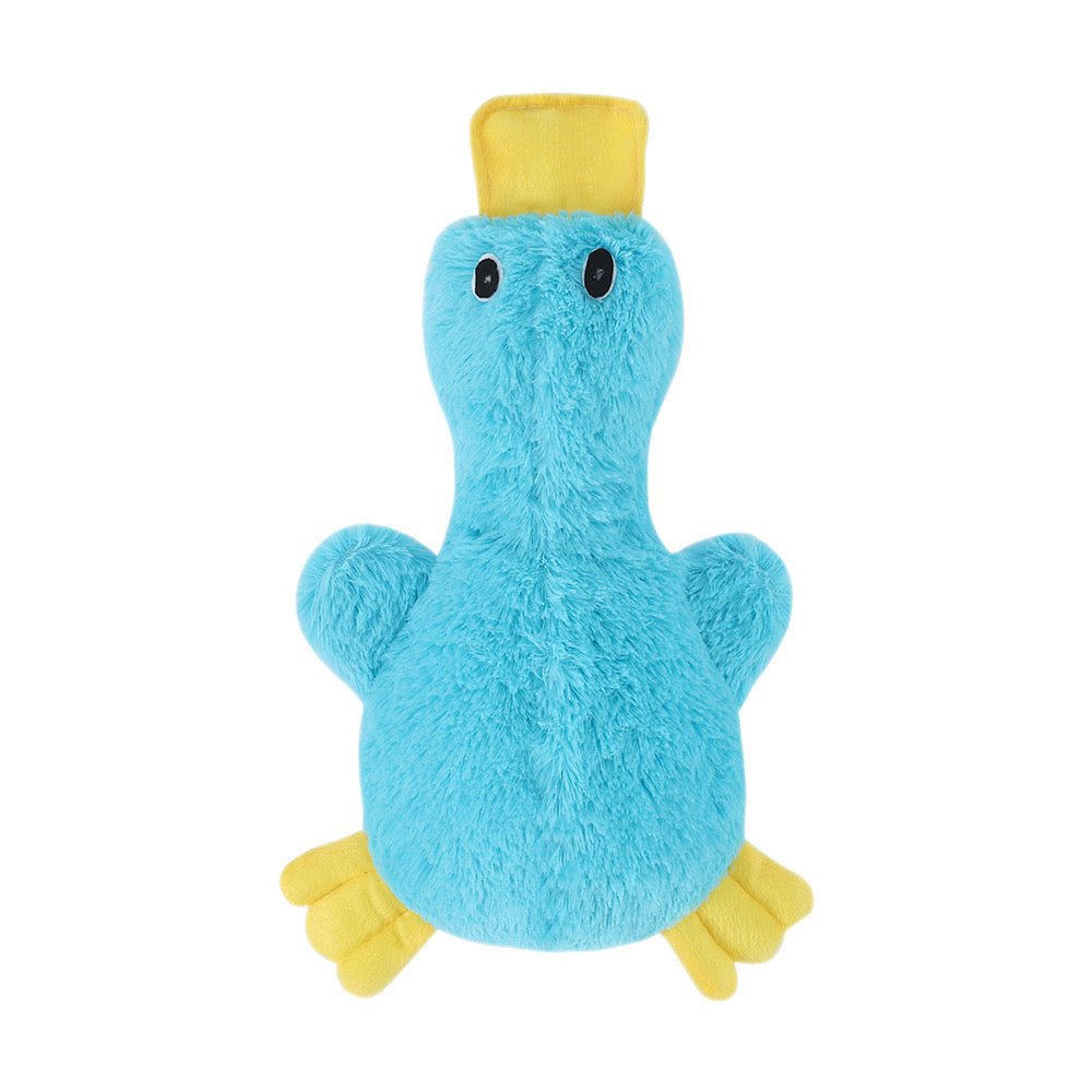 Dog squeak duck without stuffing plush