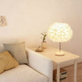 Load image into Gallery viewer, Feather Table Lamp: Romantic Ambience Light
