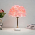 Load image into Gallery viewer, Feather Table Lamp: Romantic Ambience Light
