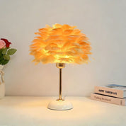 Feather Table Lamp: Romantic Ambience Light