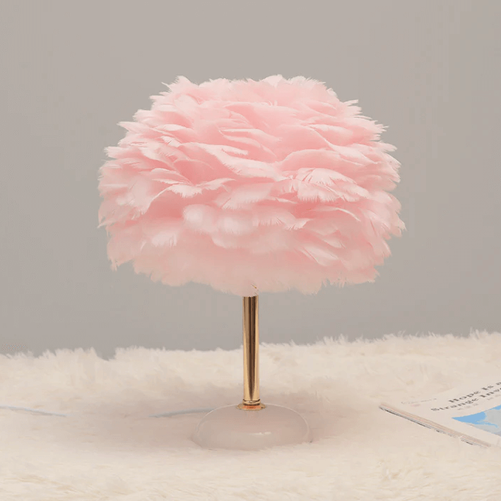 Feather Table Lamp: Romantic Ambience Light video review preview