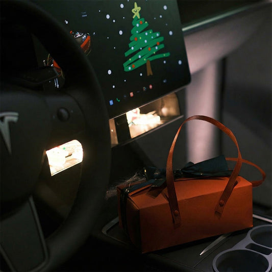 Hidden Magnetic Under Screen Storage Box for Tesla Model 3/Y