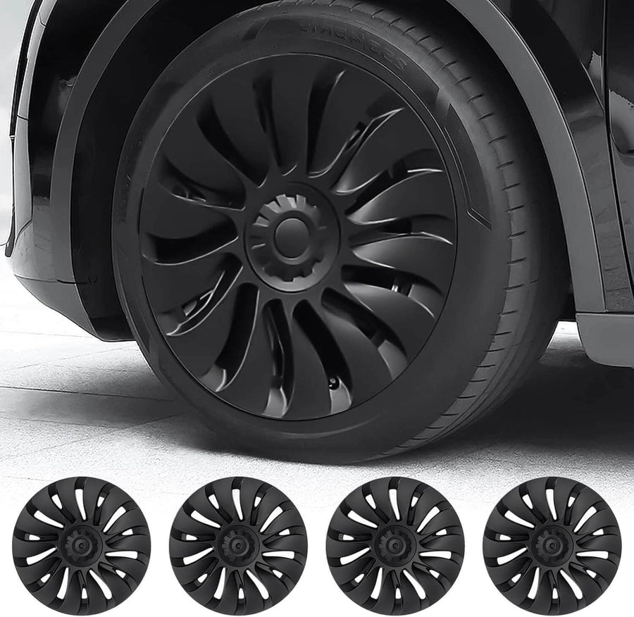 Perfect Fit for Tesla Model Y - 19" Wheel Hub Covers for 2021-2024 (Set of 4) video review preview