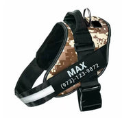 Personalized No-Pull Dog Harness with Name Patch
