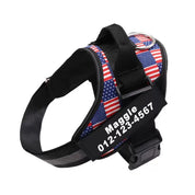 Personalized No-Pull Dog Harness with Name Patch