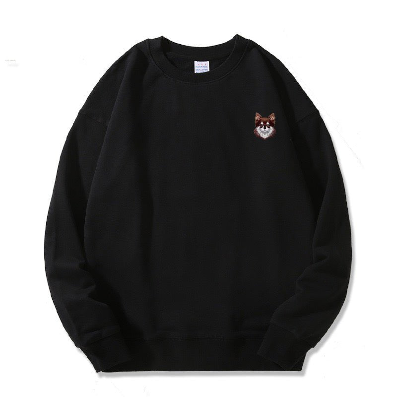 Custom Portrait Photo Embroidered Sweatshirt