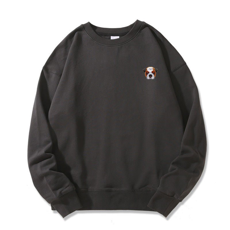 Custom Portrait Photo Embroidered Sweatshirt