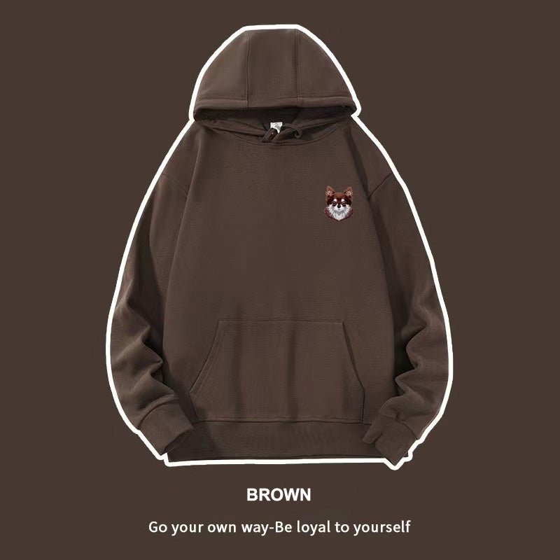 Custom Embroidered Pet Portrait Hoodie