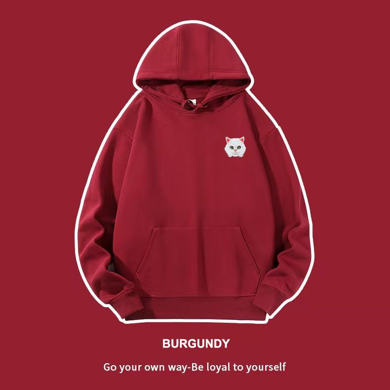 Custom Embroidered Pet Portrait Hoodie