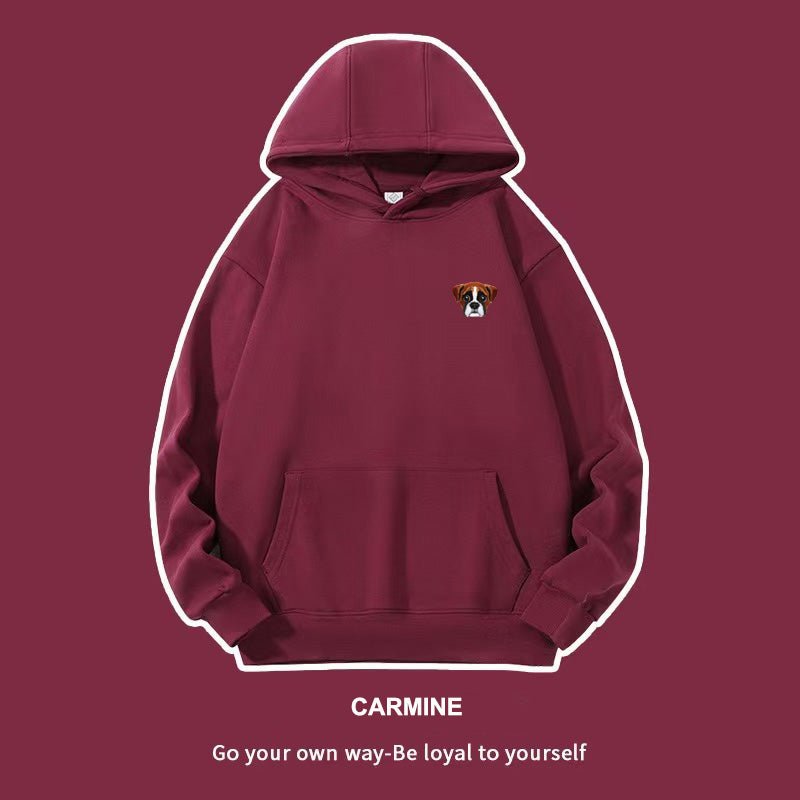 Custom Embroidered Pet Portrait Hoodie