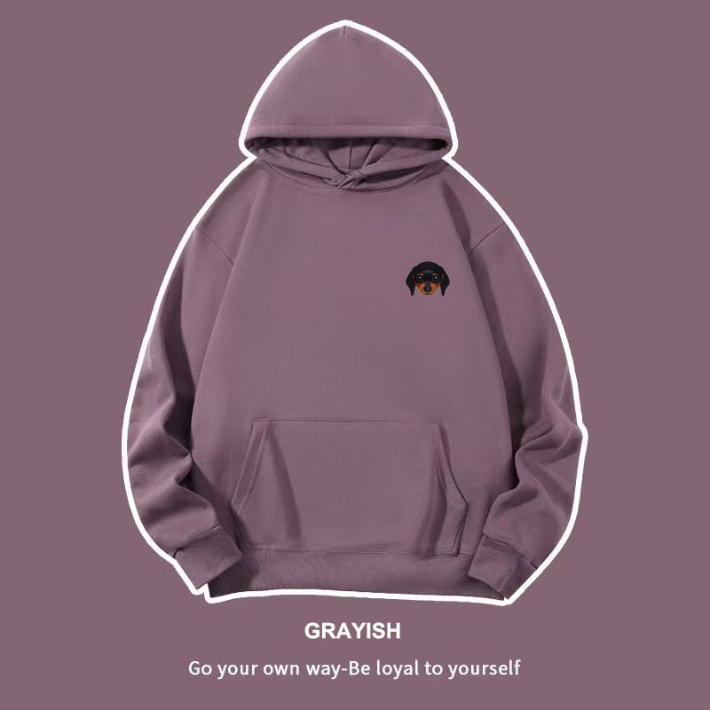 Custom Embroidered Pet Portrait Hoodie