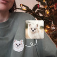 Load image into Gallery viewer, Custom Portrait Photo Embroidered Sweatshirt
