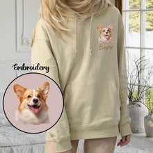 Custom Embroidered Pet Portrait Hoodie