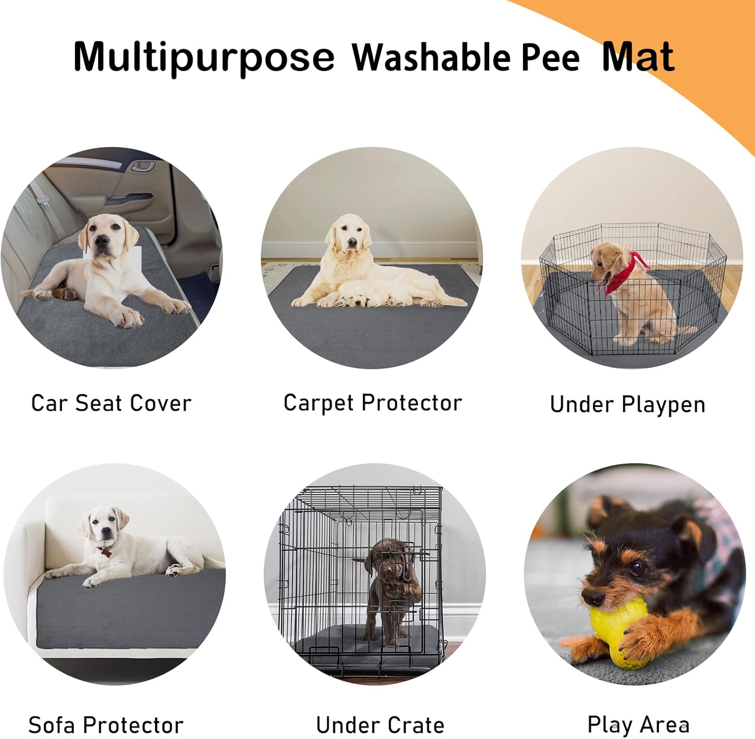 Washable dog pee pad