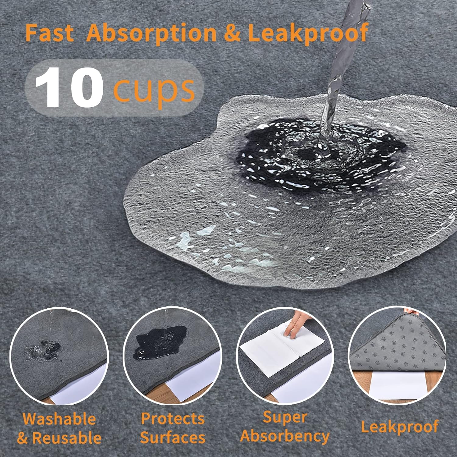 Washable dog pee pad