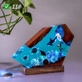 Load image into Gallery viewer, Sea Resin Ocean Lamp,Unique Epoxy Night Light for bedroom,Summer gift for her,Christmas gift

