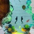 Load image into Gallery viewer, Sea Resin Ocean Lamp,Unique Epoxy Night Light for bedroom,Summer gift for her,Christmas gift
