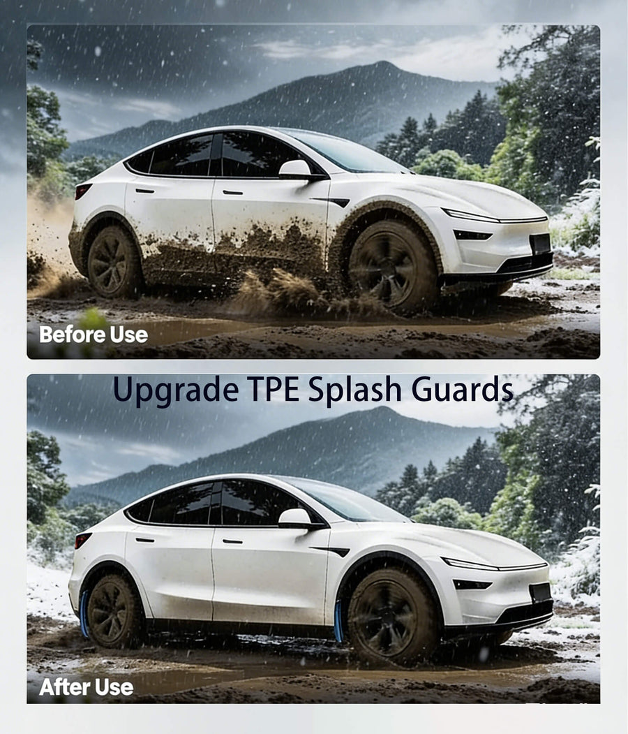 Upgrade TPE Mud Flaps Flexible Compatible for Model Y 2020-2026 video review preview