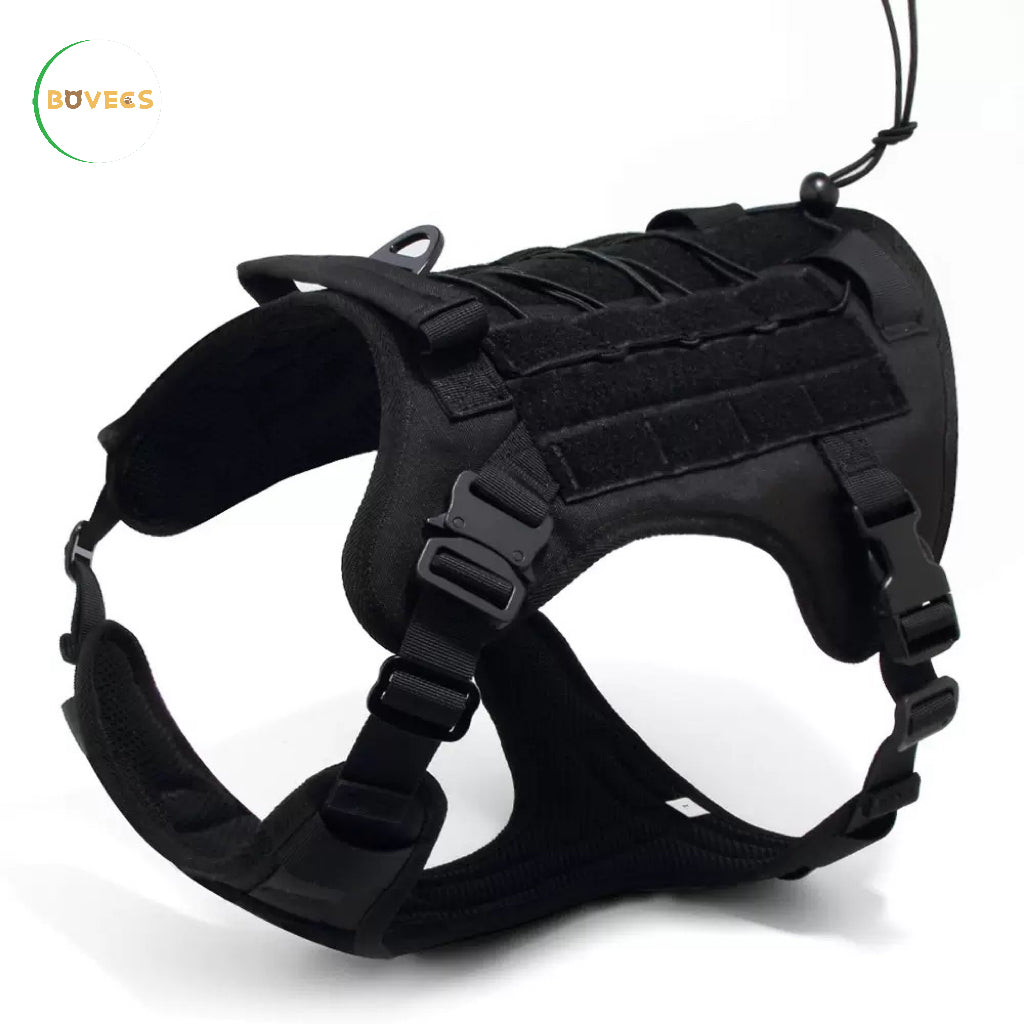Tactical Anti Pull Dog Harness-Free custom ID PATCH