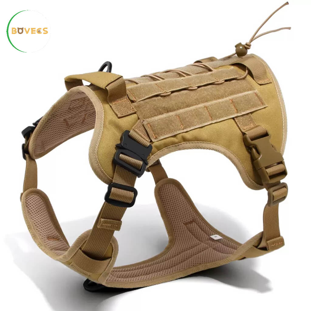 Tactical Anti Pull Dog Harness-Free custom ID PATCH