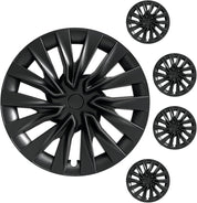 Tesla Model 3 Nova Wheel Covers Hubcaps 18 Inch Hub Caps for 2024 2025 Model 3 Highland Accessories (Set of 4)