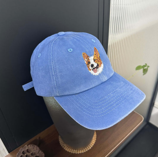 Embroidery pet baseball hat
