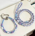 Load image into Gallery viewer, Hand woven pet leash and harness

