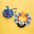 Load image into Gallery viewer, Halloween cat Costumes Halloween Witch Hat And Bib Scarf Set Pet Collar,Pumpkin Beret Hat
