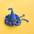 Load image into Gallery viewer, Halloween cat Costumes Halloween Witch Hat And Bib Scarf Set Pet Collar,Pumpkin Beret Hat

