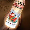 Load image into Gallery viewer, Merry And Bright Together - Personalized Bottle Lamp
