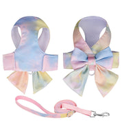 Cute Bow Tie Dog Harness and Leash Set