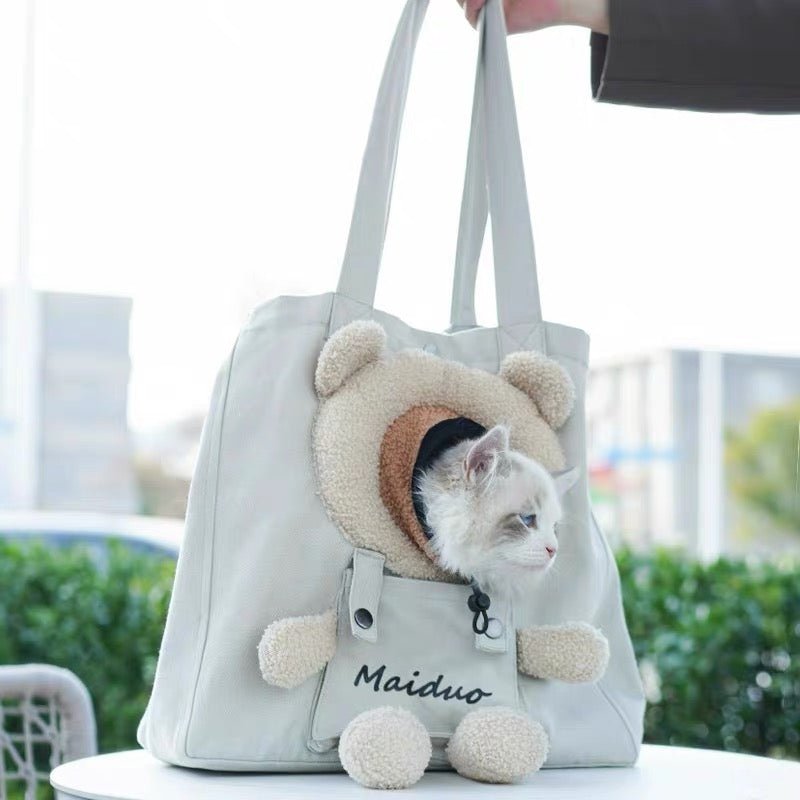 Pet Cat Exposed Head Bag