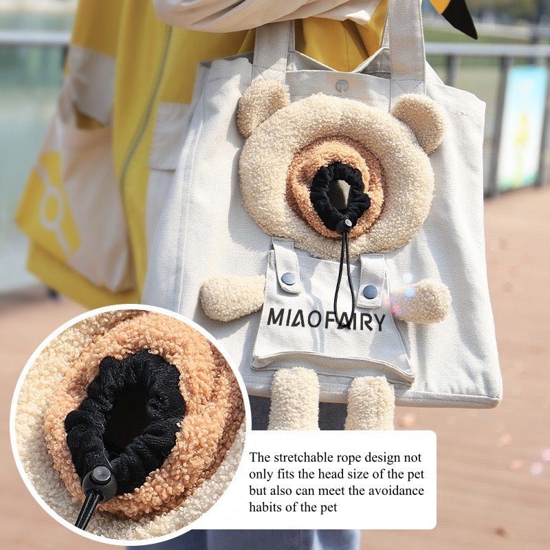 Pet Cat Exposed Head Bag