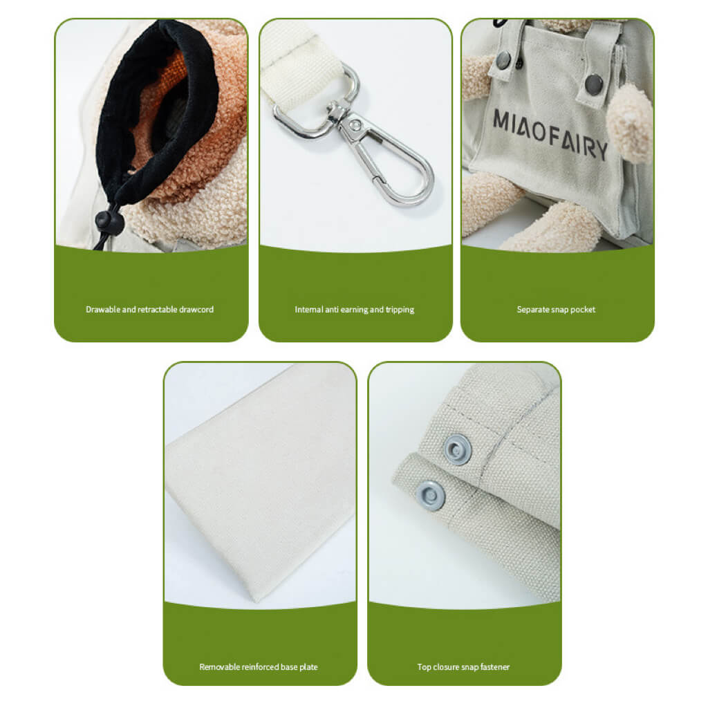 Pet Cat Exposed Head Bag