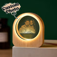 Load image into Gallery viewer, Personalized 3D Engraved Crystal Photo LED Light
