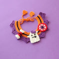 Load image into Gallery viewer, Halloween cat Costumes Halloween Witch Hat And Bib Scarf Set Pet Collar,Pumpkin Beret Hat
