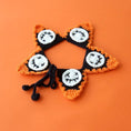 Load image into Gallery viewer, Halloween cat Costumes Halloween Witch Hat And Bib Scarf Set Pet Collar,Pumpkin Beret Hat
