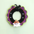 Load image into Gallery viewer, Halloween cat Costumes Halloween Witch Hat And Bib Scarf Set Pet Collar,Pumpkin Beret Hat

