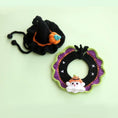 Load image into Gallery viewer, Halloween cat Costumes Halloween Witch Hat And Bib Scarf Set Pet Collar,Pumpkin Beret Hat
