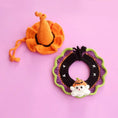 Load image into Gallery viewer, Halloween cat Costumes Halloween Witch Hat And Bib Scarf Set Pet Collar,Pumpkin Beret Hat

