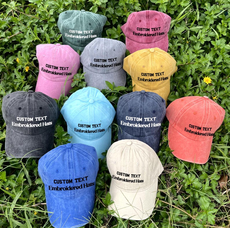 Custom Embroidered Dad Hat