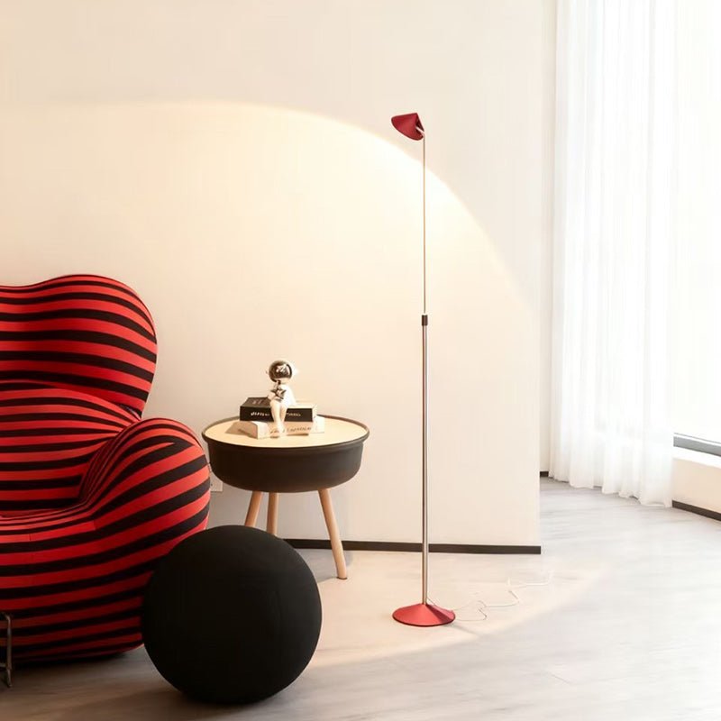 Ferrari Red Adjustable Little Red Riding Hood Floor Lamp – Dimmable LED Mood Light with Remote