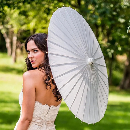 Vintage Oil Paper Umbrella For Party Decor, Wedding Bridal, Baby Shower, Outdoor Beach Photo Prop, Keepsake