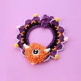 Load image into Gallery viewer, Halloween cat Costumes Halloween Witch Hat And Bib Scarf Set Pet Collar,Pumpkin Beret Hat

