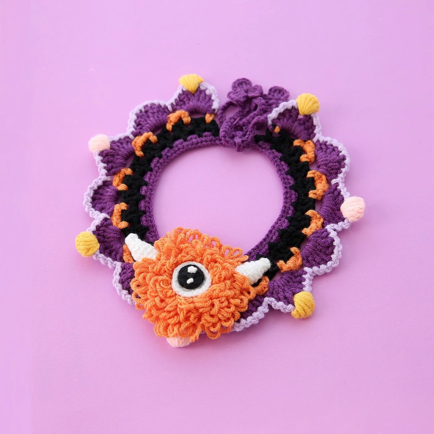 Halloween cat Costumes Halloween Witch Hat And Bib Scarf Set Pet Collar,Pumpkin Beret Hat