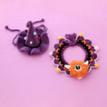 Load image into Gallery viewer, Halloween cat Costumes Halloween Witch Hat And Bib Scarf Set Pet Collar,Pumpkin Beret Hat

