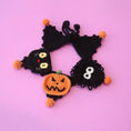 Load image into Gallery viewer, Halloween cat Costumes Halloween Witch Hat And Bib Scarf Set Pet Collar,Pumpkin Beret Hat
