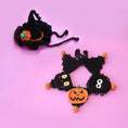 Load image into Gallery viewer, Halloween cat Costumes Halloween Witch Hat And Bib Scarf Set Pet Collar,Pumpkin Beret Hat

